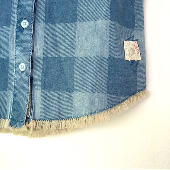 NWT Girls 6T Silver Jeans Top - Picture 2 of 5